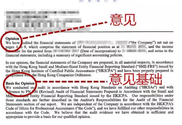 香港財(cái)務(wù)審計(jì)報(bào)告1